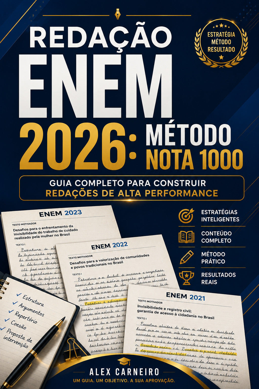 Redação ENEM 2026: Método Nota 1000