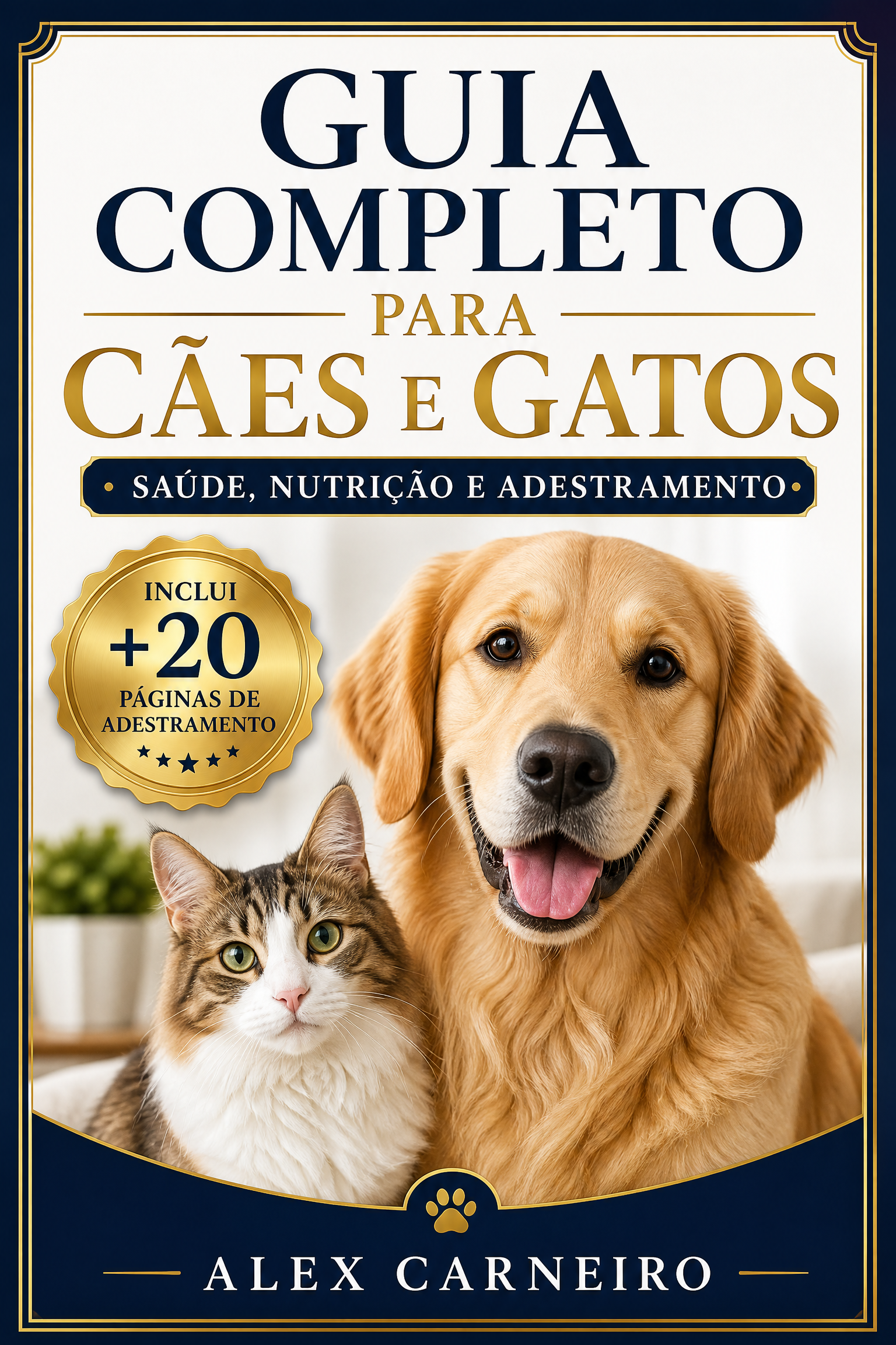Guia Completo para Cães e Gatos: Saúde, Nutrição e Adestramento